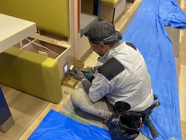 各現場に移動